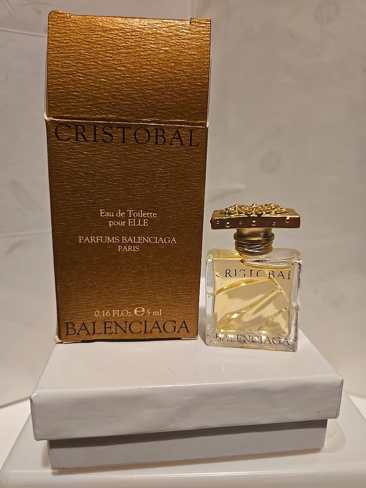 1 x CRISTOBAL Pour Elle Balenciaga Paris EDT Mini 0.16 oz