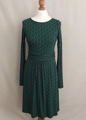 Boden Women's Long Sleeve Knee-length Black/Green Dress Size 10R - Image 1 of 4