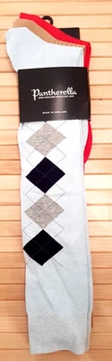 Pantherella 3 Pairs of Men's Multicoloured Knee High Socks Size 6-7 - Image 1 of 4