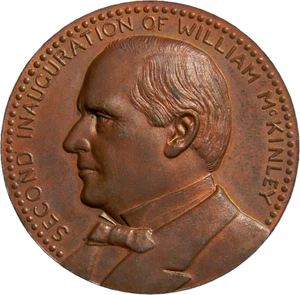 1901 William McKinley Second Inaugural Medal (05252) - Picture 1 of 2