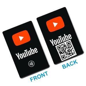 YouTube NFC Karte mit QR-Code - Tippen zum Abonnieren | Steigern Sie Ihren Kanal mit Leichtigkeit - Bild 1 von 1