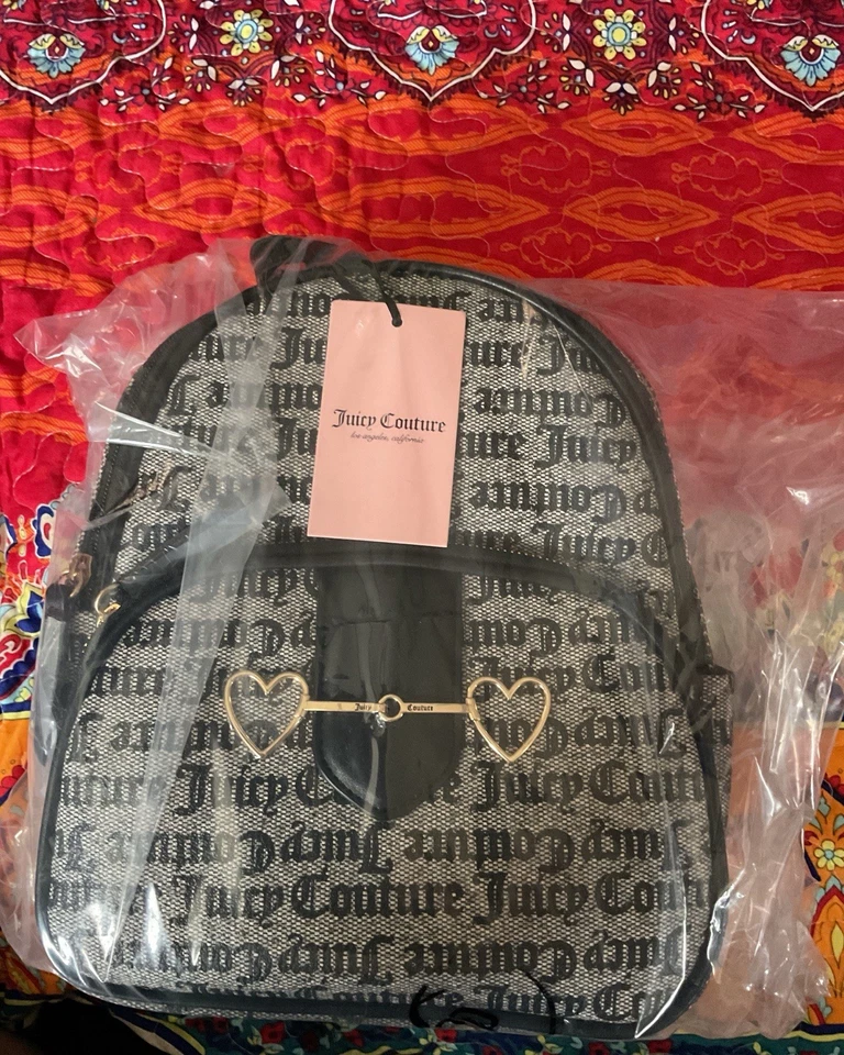 Mochila Juicy Couture Logo con detalles de corazón Foto 1 de 2