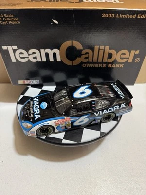 AUTOGRAPHED Mark Martin #6 Viagara 2003 Owners Bank 1/24 Nascar Diecast - Image 1 of 4