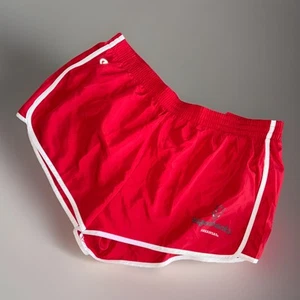 CHAMPION Women’s XL University Of Arkansas Razorbacks Brief Lined Shorts NWT - Picture 1 of 6