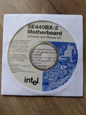 Intel SE440BX-2 Motherboard - Software and Manual CD - Image 1 of 2