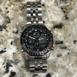 RAR Citizen Navihawk World Time Chronograph C300-000214 TA. GN-4-S Quarz - Bild 1 von 7