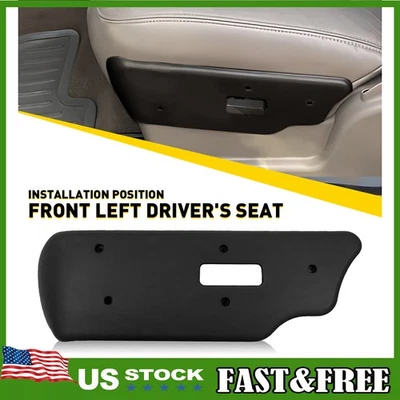 Bisel interruptor asiento negro para Chevrolet Silverado Avalanche GMC Sierra Yukon 02-06 Foto 1 de 4