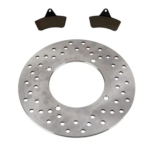 Rear Disc Brake Rotor & Semi-Metallic Pads 1998-2004 fits Arctic Cat 500 4x4 - Picture 1 of 1