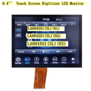 8.4" Uconnect 4C UAQ LCD Display Touch Screen Radio Navigation for Ram 1500 2500 - Foto 1 di 7