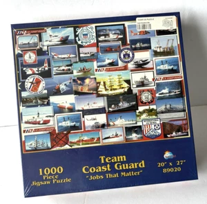 U.S. Team Coast Guard PUZZLE  1000 PCS NEW SEALED Military SUNSOUT 89020 20"x27" - Picture 1 of 7