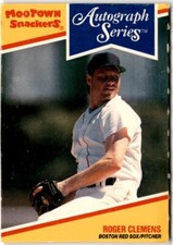 1992 MooTown Snackers #4 Roger Clemens