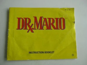 Nintendo Entertainment System NES Dr. Mario Instruction Booklet Manual Only - Picture 1 of 2