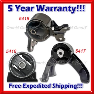 L206 For 07-13 Jeep Compass/07-08 Patriot 2.4L AUTO 2WD CVT Motor Trans Mount 3X - Picture 1 of 4