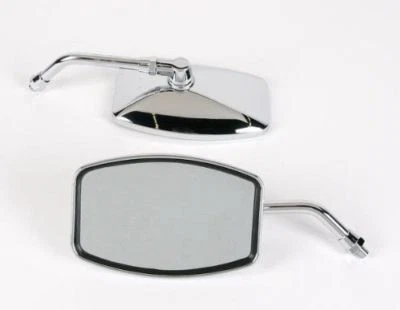 01-14 Honda VT750DC & C2 Shadow Spirit VT 750 -Chrome BIG MIRRORS (left & right) - Image 1 of 3