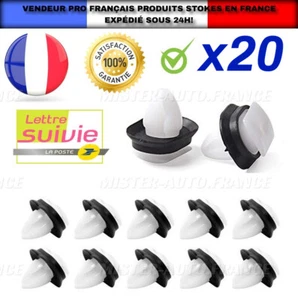 20 Clips Fixation Panneau Porte  ✅Citroen Relay Peugeot Boxer Garniture Agrafe + - Imagen 1 de 7