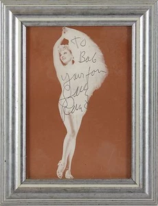O2-036. AUTÓGRAFO ORIGINAL BAILARINA SALLY RAND. 30 AÑOS. - Imagen 1 de 1