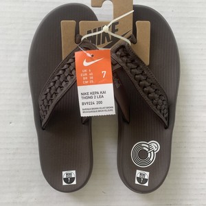 Leather Upper Flip Flop Sandals 