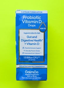 Calmco Baby Kids Probiotic and Vitamin D drops (Gut and Digestive Health) - Picture 1 of 4