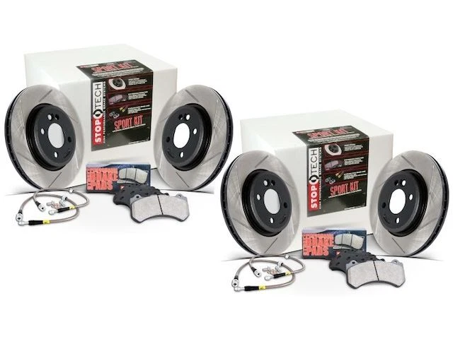 Kit de pastillas de freno y rotor delanteras y traseras para Toyota FJ Cruiser 10-14 ND54X4 Foto 1 de 1