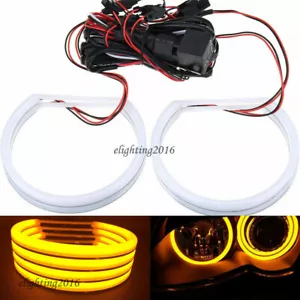 Anillo de halo de 131 mm 146 mm luz de algodón SMD LED ojos de ángel para BMW E46 sin proyector - Imagen 1 de 6