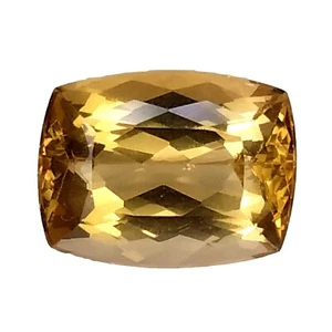 2.07 CTS YELLOW NATURAL IMPERIAL TOPAZ CUSHION LOOSE GEMSTONES - Picture 1 of 3