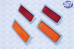 Juego de lentes marcadores delanteros traseros biseles reflector para cargador 69 Roadrunner Mopar - Imagen 1 de 7