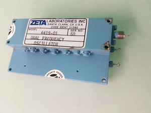 Dual Frequency Oscillator Module, Zeta 4419-01, 1030 und 1090 MHz - Bild 1 von 5