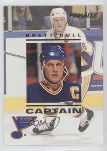 1993-94 Pinnacle Captain French Brett Hull #CA20 HOF