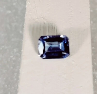 Natural Tanzanite Emerald Cut, Loose Gem 1.37 ct 6x8mm (1714) - Image 1 of 4