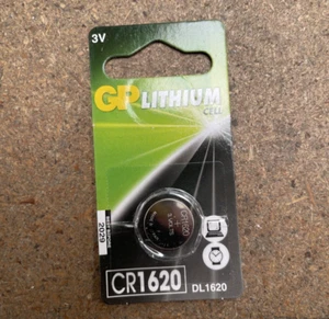 1x GP Lithium Coin Batteries CR1620 1620 DL1620 3v - Picture 1 of 1