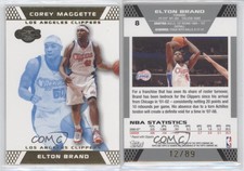 2007-08 Topps Co-Signers Gold Blue /89 Elton Brand Corey Maggette #8.1