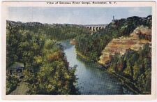 Postcard View Of Genesee River Gorge Rochester New York