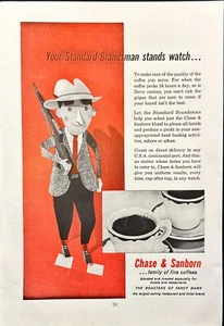 Chase & Sanborn Fine Coffee US Navy Vintage Print Ad 1960 - Picture 1 of 6
