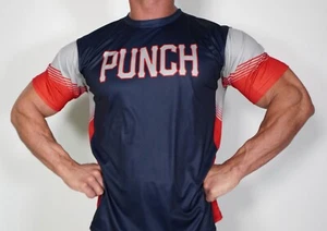 MEN'S POLYESTER "PUNCH" SHIRT SIZE LARGE - Picture 1 of 3