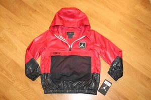 NWT BOYS AIR JORDAN SZ 6 HOODIE JACKET WINDBREAKER - Picture 1 of 4