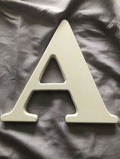 Wooden decorative letter A