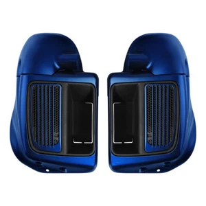 Lower Vented Fairings Fit For Harley Touring Road King Glide 14-24 Superior Blue - Picture 1 of 8