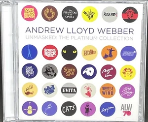 ANDREW LLOYD WEBBER - UNMASKED: THE PLATINUM COLLECTION, DOUBLE CD ALBUM, (2018) - Picture 1 of 5