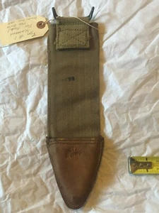 1918 DATED Brauer Bros US for 1910 BOLO TYPE 1  WEB & LEATHER SCABBORD - Picture 1 of 5