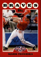 2008 Topps Opening Day Baseball Card #1-220 - Choose Your Card