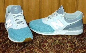 New Balance 574 MS574EKW Para Hombres Talla 8.5 Azul Verde Como Nuevo Gris Aqua Blanco Casi Como Nuevo - Imagen 1 de 9