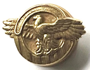 W.W. 2 “RAPTURED DUCK” U.S ARMED FORCES HONORABLE DISCHARGE PINBACK LAPEL PIN - Picture 1 of 3