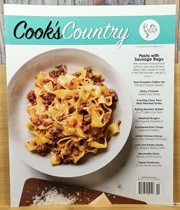Cook's Country Magazine from America's Test Kitchen OCTOBER/NOVEMBER 2016 - Picture 1 of 13