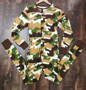 Lazy One Camo "Buck Naked" Adult Flapjack Pajama, CHOOSE Size - Picture 1 of 6