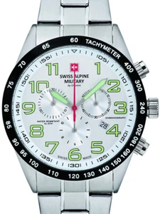 Swiss Alpine Military 7047.9132 Chronograph Herrenuhr 43mm 10ATM - Bild 1 von 3