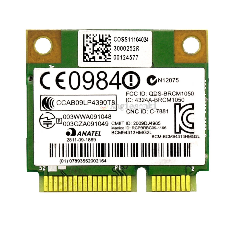 HP ProBook Wireless N 6360b 6450b 6460b 6465b 6455b 6550b 6555b 6560b WLAN Card - Image 1 of 4
