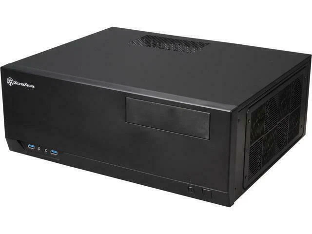 SilverStone Grandia Series Aluminum HTPC Computer Case for ATX (GD09B) - Image 1 of 1