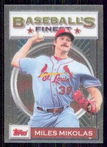 2020 Topps Finest Flashbacks #189 Miles Mikolas St. Louis Cardinals - Picture 1 of 2