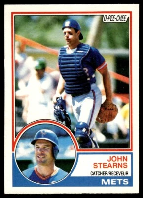 1983 O-Pee-Chee John Stearns New York Mets #212 - Image 1 of 2