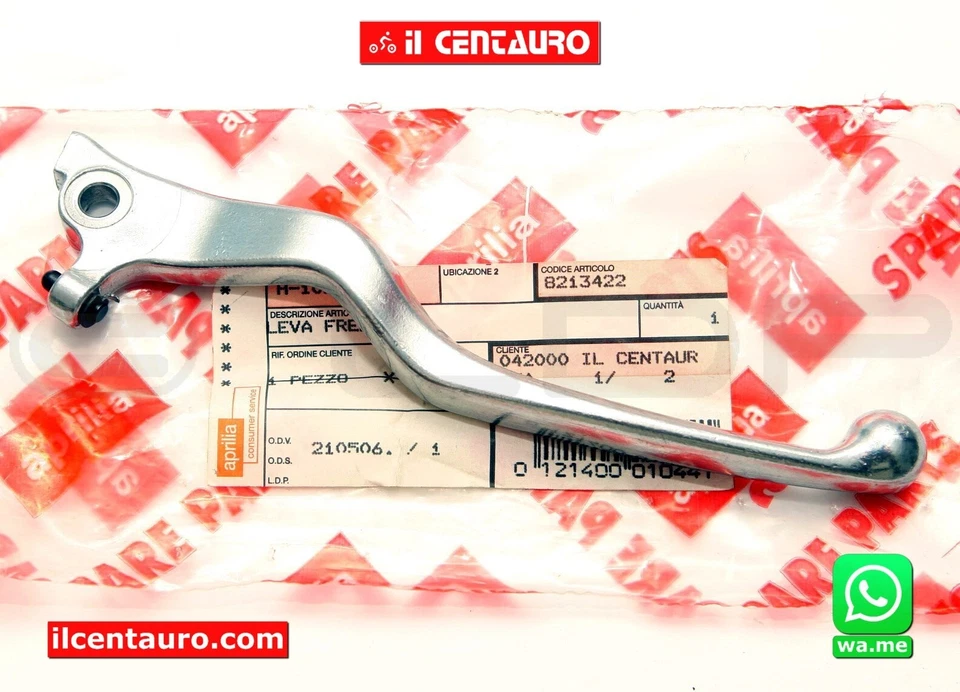AP8213422 LEVA FRENO ANT DX ORIGINALE APRILIA RS 50, TUONO 50 - Immagine 1 di 3